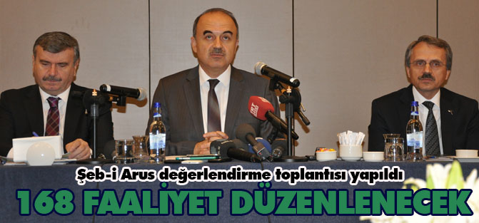Şeb-i Arus değerlendirme toplantısı yapıldı