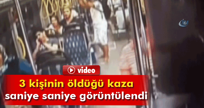 Beşiktaş’ta 3 kişinin öldüğü kaza böyle görüntülendi!