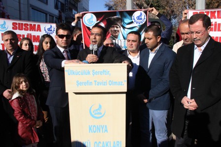 Ülkü ocaklarından Türkmen katliamına tepki