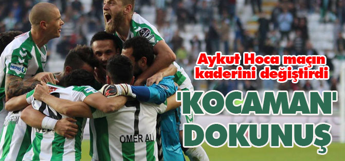 'Kocaman' dokunuş