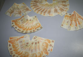 Beyşehir'de sahte para operasyonu