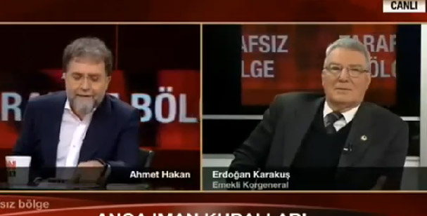Komutan, Ahmet Hakan'ın merakını böyle giderdi!