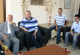Yaralı Daire Başkanlarına Vali'den ziyaret