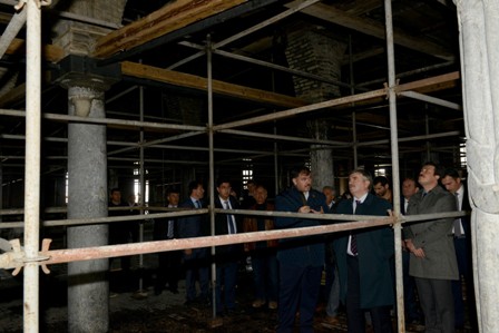 Akyürek Alaaddin Camisi'nde incelemelerde bulundu