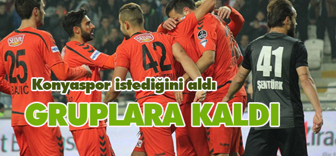 Konyaspor gruplara kaldı