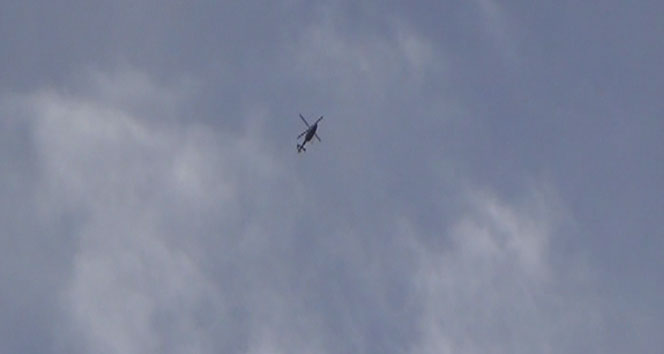 Diyarbakır'da polis helikopterine roketli saldırı