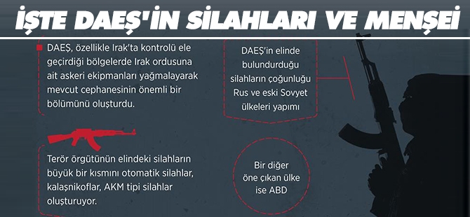 DAEŞ'in cephanesinin çoğu Rus menşeli