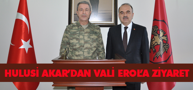 Genelkurmay Başkanı'ndan Valiye ziyaret