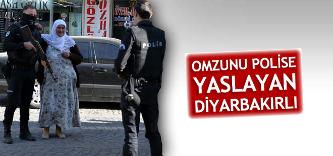 Diyarbakır'da polislerle hatıra fotoğrafı