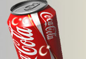 Bu da Ay-Yıldızlı Coca Cola