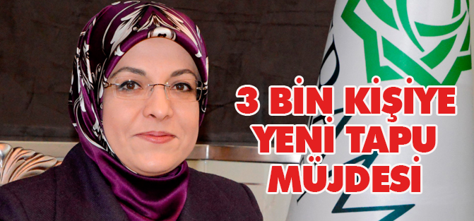 Meram’da 3 bin kişiye yeni tapu müjdesi
