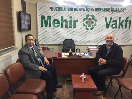 Mevlüt Demir’den Mehir Vakfı’na ziyaret