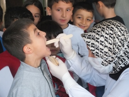 Model koleji’nde ağız ve diş taraması