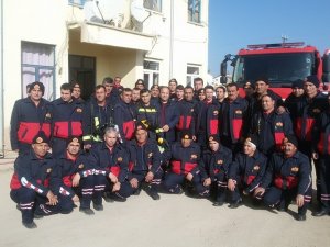 Beyşehir'de itfaiye personeline eğitim verildi