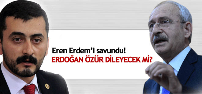 Kılıçdaroğlu canlı yayında Eren Erdem'i savundu