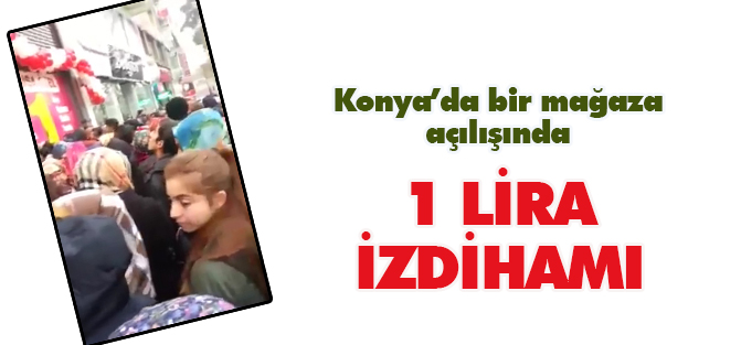 1 liralık izdiham