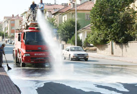 Beyşehir'de Ramazan temizliği