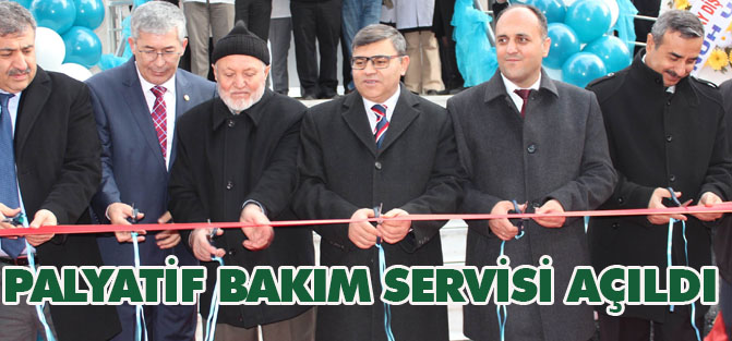 Palyatif bakım servisi ve diş polikliniği ek hizmet binası açıldı