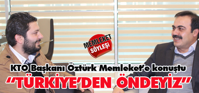 Öztürk: Türkiye’den önde olan bir şehiriz