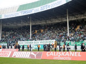 Bursaspor Atatürk Stadı'na veda etti