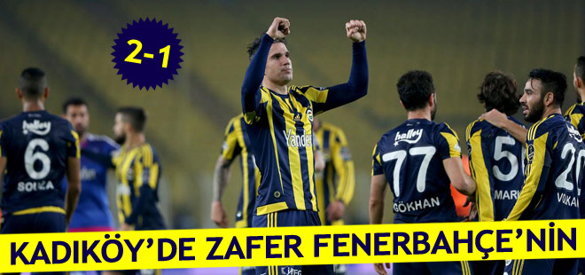 Kadıköy'de zafer Fenerbahçe'nin: 2-1