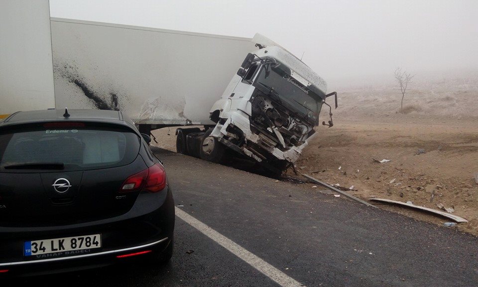 Konya-Adana Yolu'nda zincirleme kaza