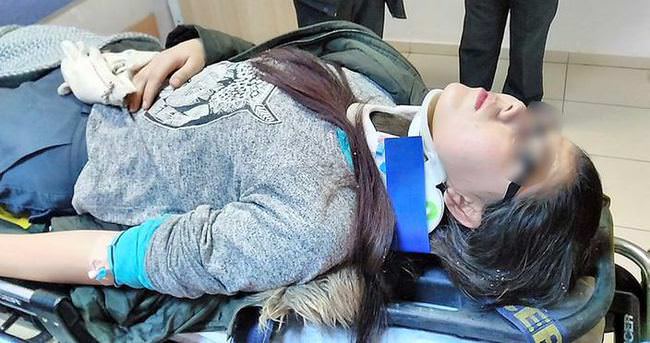 Aksaray'da İşçi minibüsü devrildi: 12 yaralı