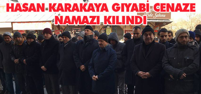 Hasan Karakaya için Konya'da gıyabi cenaze namazı
