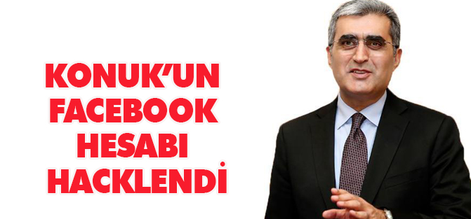 Konuk'un facebook hesabı hacklendi