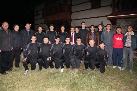 Mehmet Tutal, sporcularla buluştu