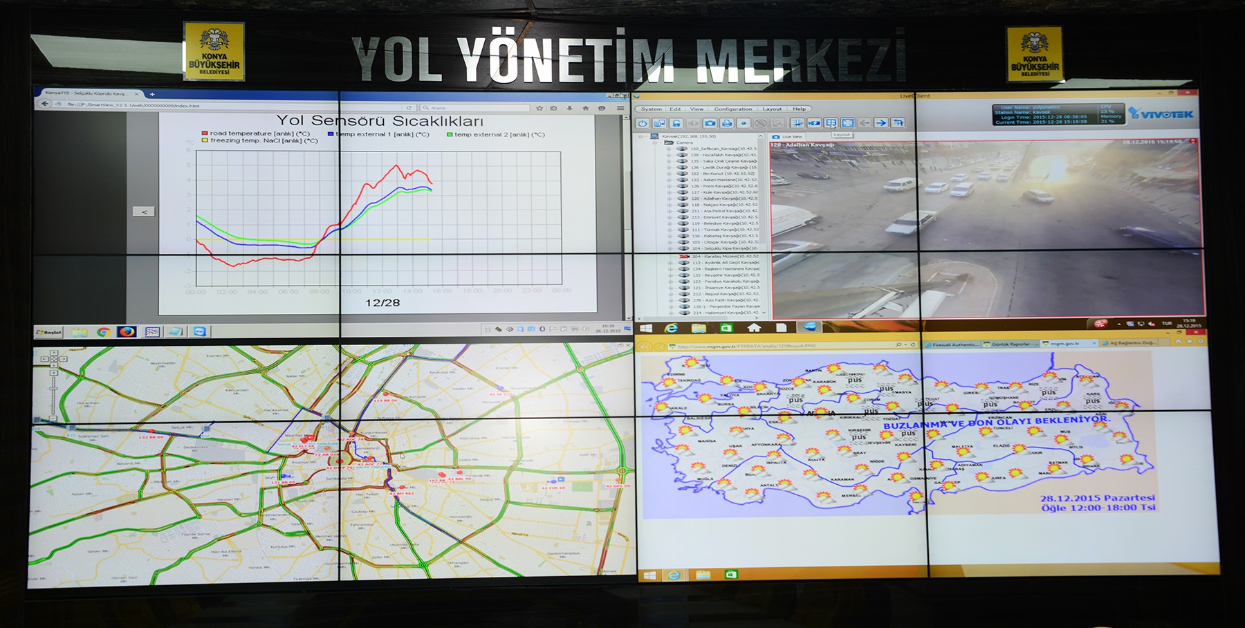 Konya’da buzlanma engelleme sistemi hayata geçirildi