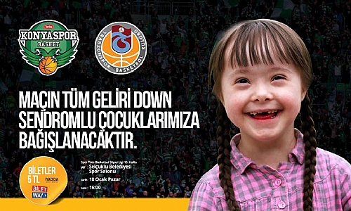 Torku Konyaspor down sendromlular için oynayacak