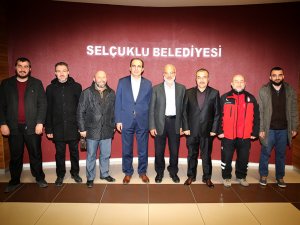 İHH'dan Selçuklu Belediyesine ziyaret