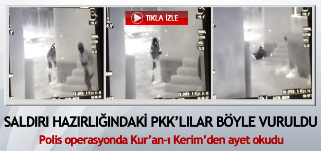Saldırı hazırlığındaki PKK'lılar böyle vuruldu