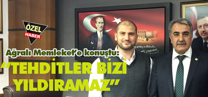 ‘Tehditler umurumda değil’