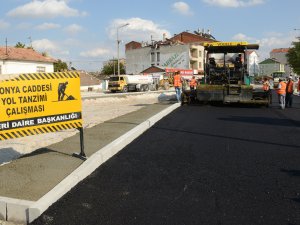 Konya Büyükşehir'den yol çalışmalarında rekor