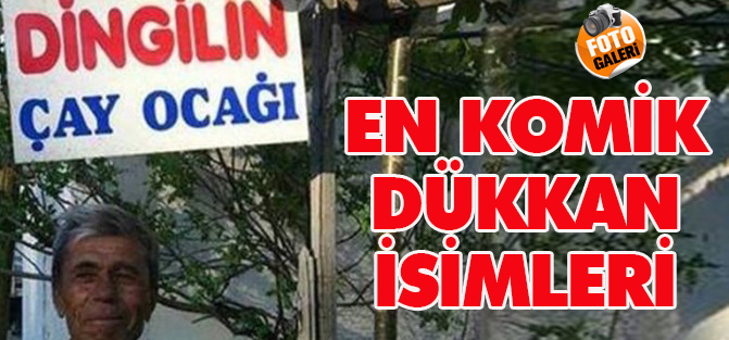 En komik dükkan isimleri