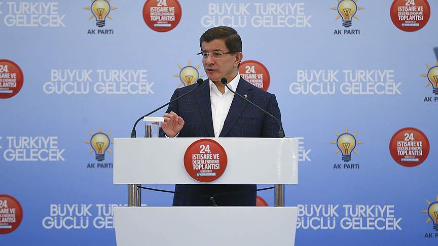 Davutoğlu, AK Parti'nin 24. İstişare ve Değerlendirme Toplantısı'nda konuştu
