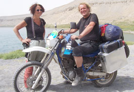 Almanların motosikletle dünya turu