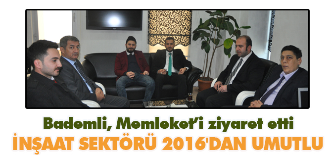 İnşaat sektörü 2016'dan umutlu