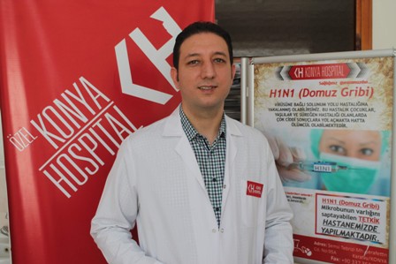 Konya Hospital’da domuz gribi testi
