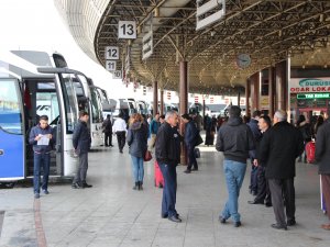 Otogar ve Garlarda yarıyıl tatili yoğunluğu yaşanıyor