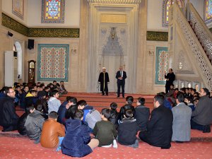 Karatay Belediyesi İmam Hatip Ortaokulu öğrencileri camide buluştu