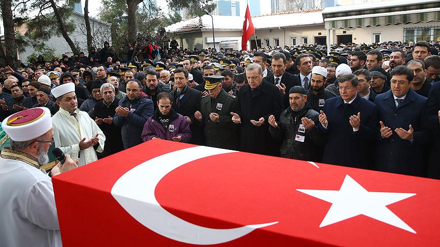 Şehit Üsteğmen Taşçı son yolculuğuna uğurlandı