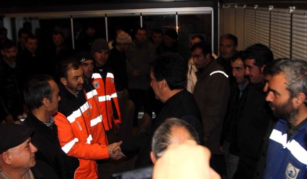Kale, personelle bir araya geldi