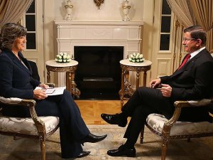 Başbakan Davutoğlu Christiane Amanpour'a konuştu