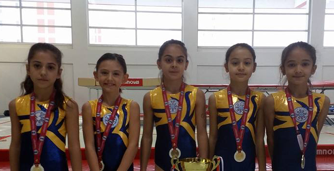 Selçuklu Belediyespor Jimnastik takımı Türkiye şampiyonu