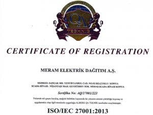 MEDAŞ’a ‘güvenlik’ belgesi