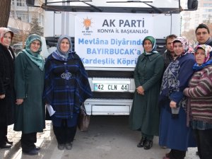 Ak Parti Konya’dan Bayır-Bucak Türkmenleri’ne yardım eli