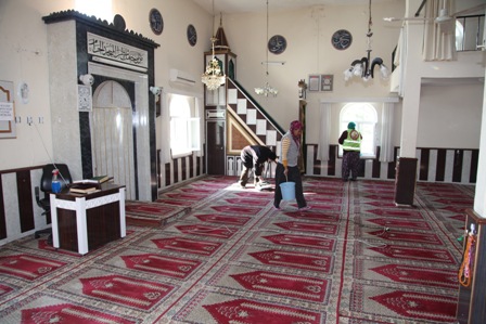 Seydişehir'de camiler temizleniyor